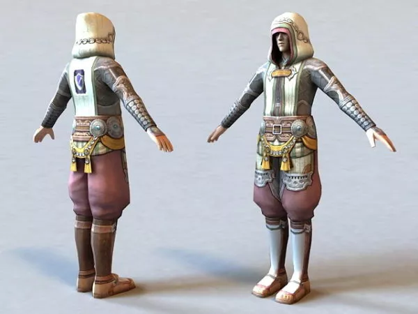 The Last Remnant Character 3d model The Last Remnant Character 3d model