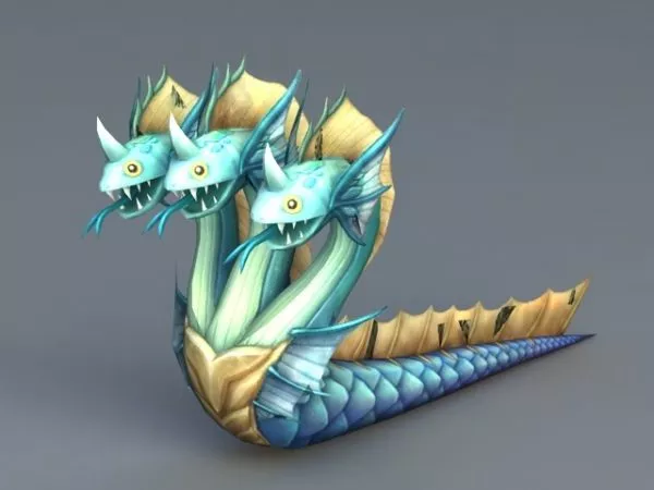 Brown Snake Crawling 3d model