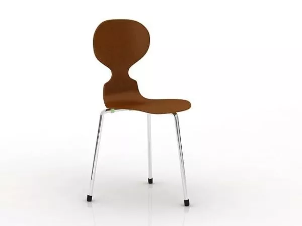 Three Leg Side Chair 3d model Three Leg Side Chair 3d model