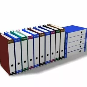 Three-ring Binders 3d model