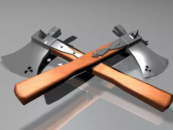 Throwing Tomahawks 3d model Throwing Tomahawks 3d model