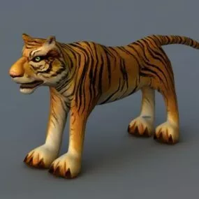 Tiger Rigged 3d model