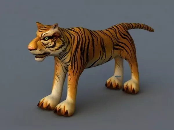 Tiger Rigged 3d model Tiger Rigged 3d model