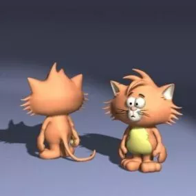 Character Tina Cat 3d model