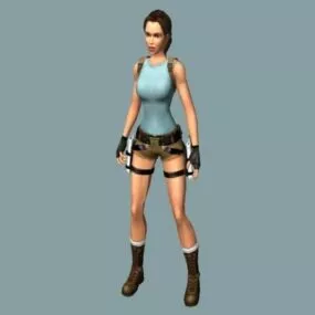 Tomb Raider Lara Croft Character 3d model