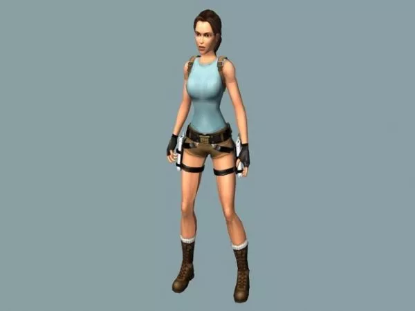 Tomb Raider Lara Croft Character 3d model Tomb Raider Lara Croft Character 3d model