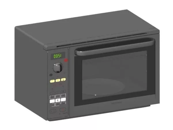 Touch Control Microwave Oven 3d model Touch Control Microwave Oven 3d model