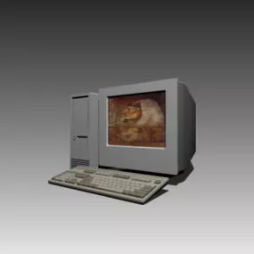 Tower Desktop Computer 3d model