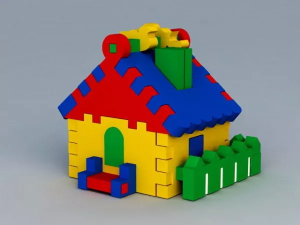 Toy House 3d model Toy House 3d model