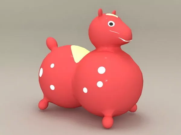 Children Toy Pony 3d model Children Toy Pony 3d model