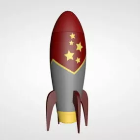 Toy Rocket 3d model