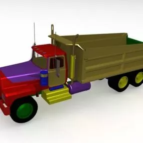 Toy Dump Truck 3d model