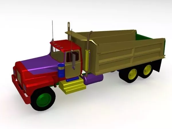 Toy Dump Truck 3d model Toy Dump Truck 3d model