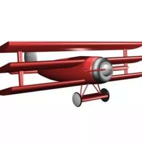 Toy Military Aircraft For Kids 3d model