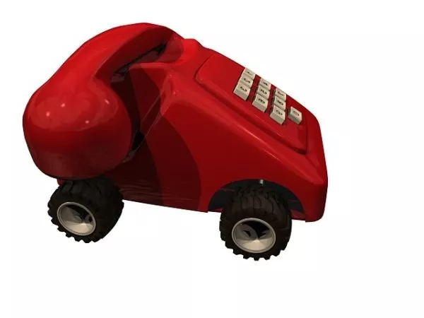 Toy Telephone For Kids 3d model Toy Telephone For Kids 3d model