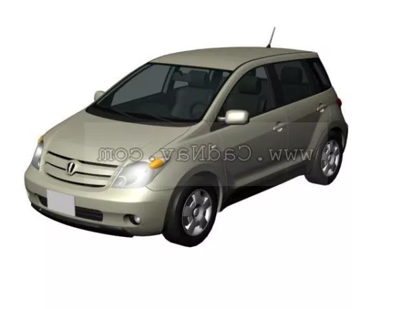 Car Toyota Ist 3d model Car Toyota Ist 3d model
