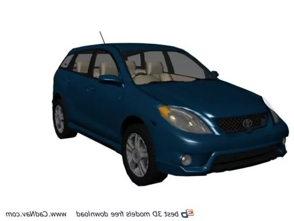 Toyota Yaris Animated With Rig 3d model