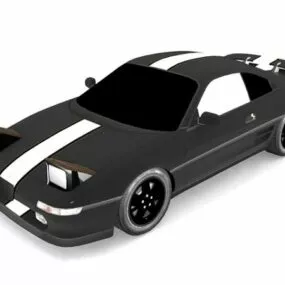 Toyota Mr2 Racing Car 3d model