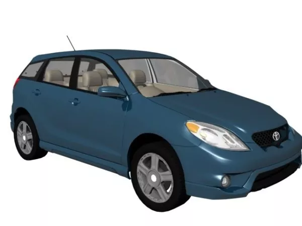 Toyota Matrix Compact Car 3d model Toyota Matrix Compact Car 3d model