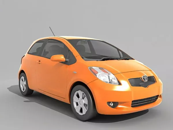 Toyota Yaris Hatchback 3d model Toyota Yaris Hatchback 3d model