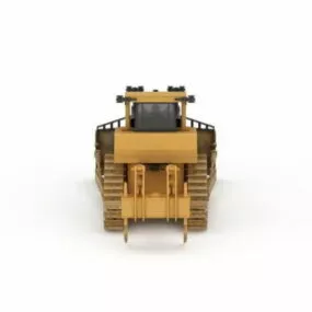 Track Bulldozer 3d model