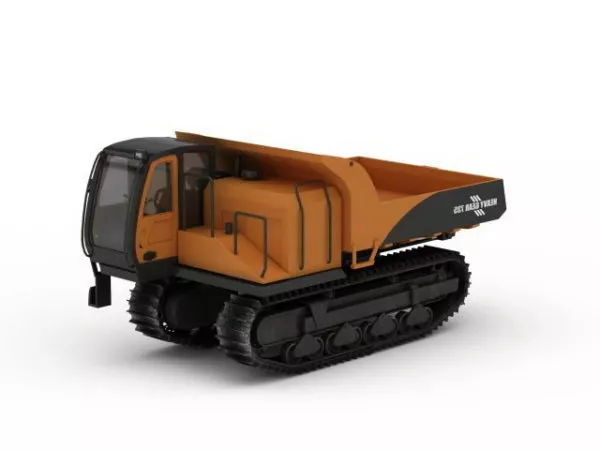 Tracked Haul Truck 3d model Tracked Haul Truck 3d model