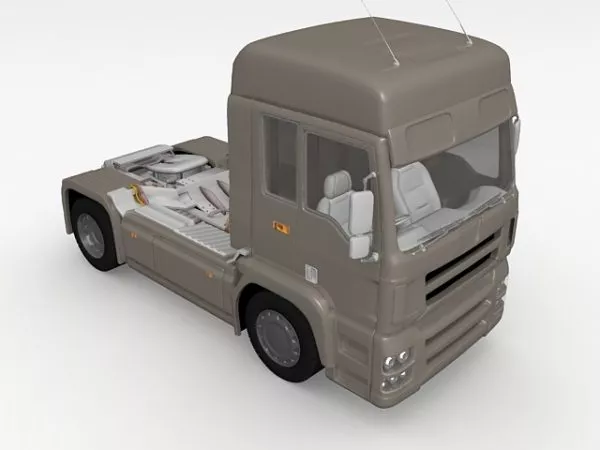 Tractor Unit 3d model Tractor Unit 3d model