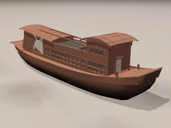 Tugboat Ship 3d model