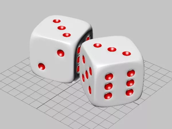 Pink Dice Gambit 3d model