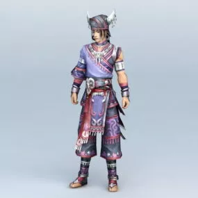 Traditional Hmong Man 3d model