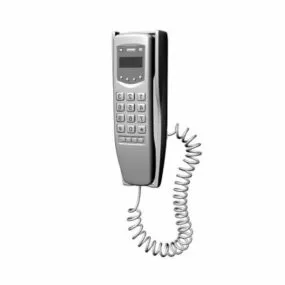 Traditional Mini-wall Phone 3d model