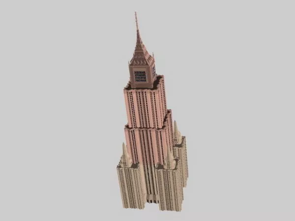 Traditional Russian Architecture 3d model Traditional Russian Architecture 3d model