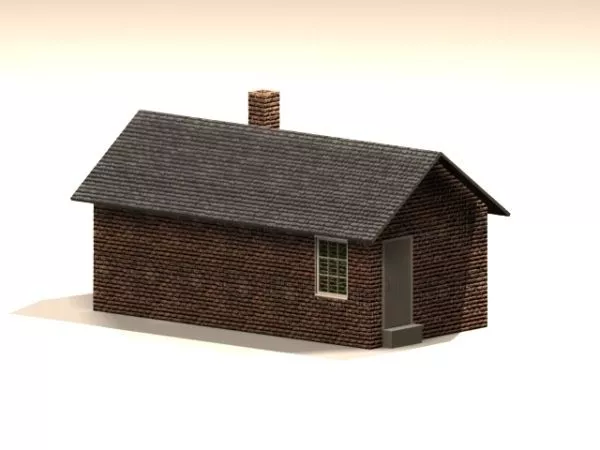 Traditional Architecture Smokehouse 3d model Traditional Architecture Smokehouse 3d model