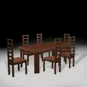 Traditional Formal Dining Sets 3d model