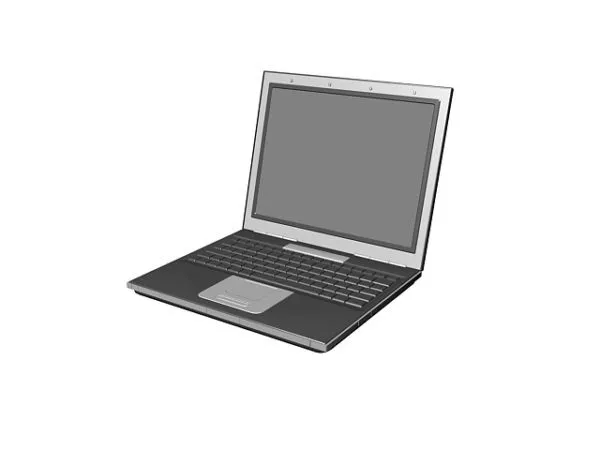 Traditional Laptop 3d model Traditional Laptop 3d model