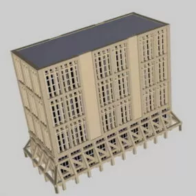 Traditional Office Building 3d model