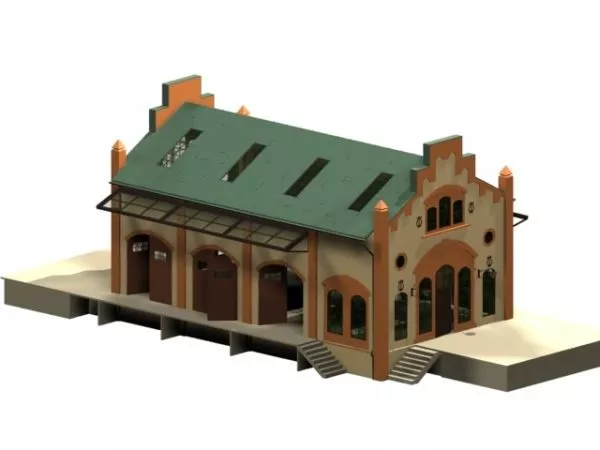 Traditional Store Buildings 3d model Traditional Store Buildings 3d model