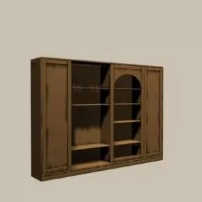 Traditional Wardrobe Design 3d model