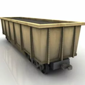 Train Ore Car 3d model
