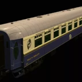 Train Coach 3d model