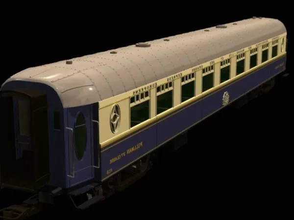 Train Coach 3d model Train Coach 3d model