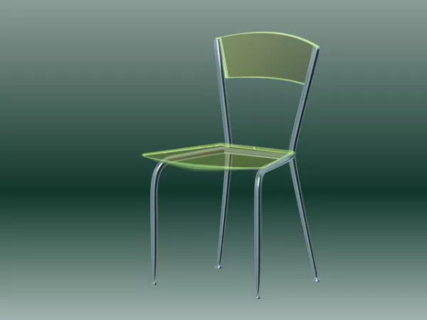 Transparent Plastic Chair 3d model Transparent Plastic Chair 3d model