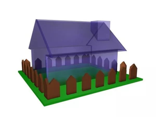 Transparent Plastic House Toy 3d model Transparent Plastic House Toy 3d model