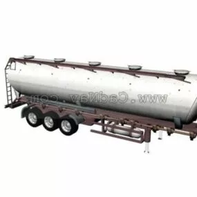 Transportation Tank Trailer 3d model