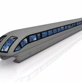Transrapid Maglev Train 3d model