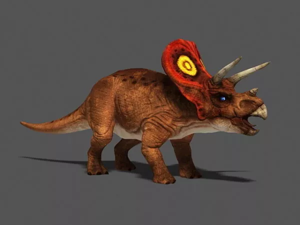 Triceratops Dinosaur Rig 3d model Triceratops Dinosaur Rig 3d model