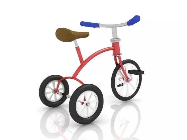 Tandem Bike 3d model