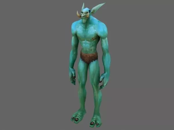 Troll Male Character 3d model Troll Male Character 3d model