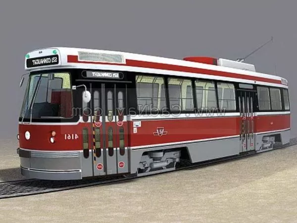 Trolley Car City 3d model Trolley Car City 3d model