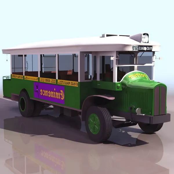 Modern Coach Bus 3d model